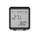 Zigbee Temperature Humidity Sensor with Tuya APP LCD Screen Digital Display Wireless Thermometer Work with Black or White Color