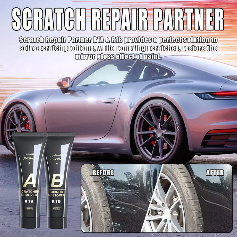 Car Scratch Remover Paint Care Auto Remover Scratches Repair Polishing Auto Body Grinding Compound Anti Scratch Wax Care Set R1