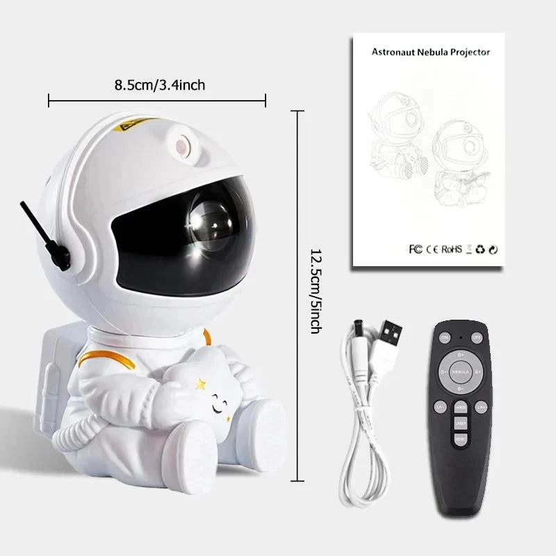 Galaxy Star Astronaut Projector Light Starry Sky Porjectors Lamp Decoration Bedroom Room LED Night Light Children Gifts