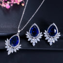 Zircon Necklace Set Chain Jewelry Set