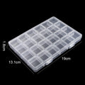 Transparent Storage Container Jewelry Box Clear Plastic Organizer Box Empty Earring Storage Organizer Display Case for Beads