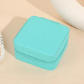 Square Mini Ring Box Portable Stud Earrings Jewelry Storage Multifunctional Storage Box Jewelry Organizer 쥬얼리박스