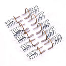 10Pcs Reusable Aluminum Nail Extension Pallets Tips Forms Nail Art Extension Sticker Builder Form Guide Stencil Manicure Tools