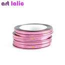 30PCS Nail Striping Tape Metallic Yarn Line 3d Nail Art Tool Color Rolls Nail Decals DIY Nail Tips Sticker Decoration