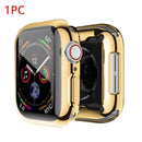 TPU Screen Protector Case for Apple Watch Series 9 8 7 SE 6 5 4 3 Bumper Cover Accessories for Iwatch 45mm 41mm 44mm 40mm 42mm