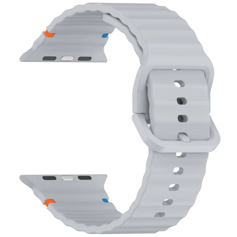 Silicone Strap for Apple watch Ultra Band 49mm 46mm 45mm 42mm 44mm 40mm 41mm correa bracelet belt iWatch series 10 9 8 6 7 5 SE