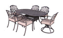 Rectangular 12 - Person 108&quot; Long Aluminum Dining Set with Cushions