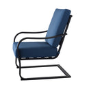 Ultimate Comfort Outdoor Aluminum Spring Chairs with Cushions - Set of 4, All-Weather Patio Chairs for Modern Living, Weatherproof &amp; Durable, Stylish Design