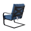 Ultimate Comfort Outdoor Aluminum Spring Chairs with Cushions - Set of 4, All-Weather Patio Chairs for Modern Living, Weatherproof &amp; Durable, Stylish Design