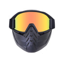 Off-road Motorcycle Half Helmet Goggles Mask Anti-wind And Sand Goggles Detachable Windshield Riding Glasses