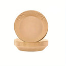 50pcs/set Disposable Air Fryer Paper Liner Oil-proof Water-proof Airfryer Disposable Cooking Paper Trays Baking Paper
