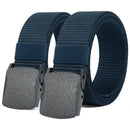 Men's Belt Outdoor Casual Canvas Belt Metal Free Training Nylon Tactical Belt With Pants Jeans Belt Sports Belts For Men Women
