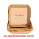 50pcs/set Disposable Air Fryer Paper Liner Oil-proof Water-proof Airfryer Disposable Cooking Paper Trays Baking Paper