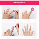 LINMANDA 26Pcs Nail Polish Protector for Fingers Nail Polish Guard Soft Plastic U Shield Skin Cuticle Protector Nail Art Tools