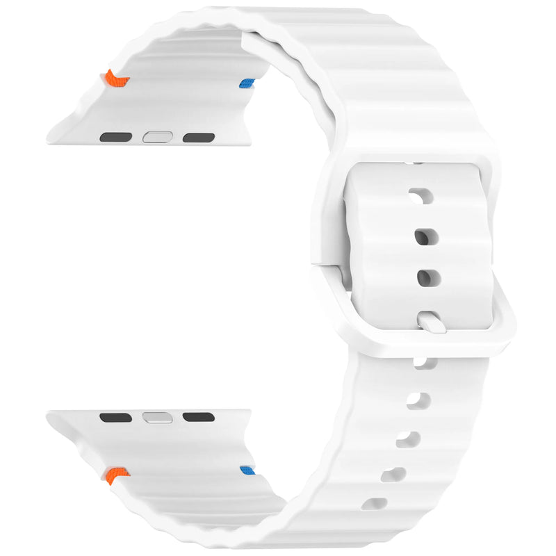 Silicone Strap for Apple watch Ultra Band 49mm 46mm 45mm 42mm 44mm 40mm 41mm correa bracelet belt iWatch series 10 9 8 6 7 5 SE