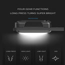 Super Bright Mini COB Keychain Portable light Flashlight Charging Lamp Camping Lights with Magnet 4 Lighting Modes Forwork Light