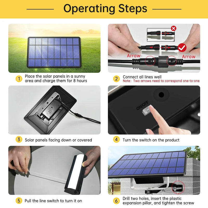 Solar Lights Indoor Outdoor Solar Shed Light With Pull Wire Switch Solar Pendant Light for Patio Porch Barn Farm House With Line