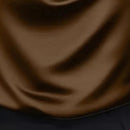 Women's Elegant Draped Neck Blouse, Solid Color Ruffle Detail Long Sleeve Shirt For Office And Formal Wear