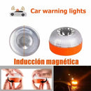 Led Car Strobe Warning Light Portable Emergency Light Magnetic Induction Road Accident Light Safety Accessory Flashing Light