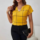 Korean-style Loose Casual Striped Printed Fashionable Top