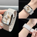 Magnetic Loop For Apple Watch Bands 44mm 40mm 49mm 45mm 41mm 38mm Silicone Bracelet iWatch Series11 10 9 8 7 6 Se ultra 3 strap