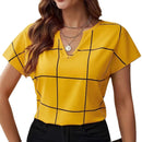 Korean-style Loose Casual Striped Printed Fashionable Top