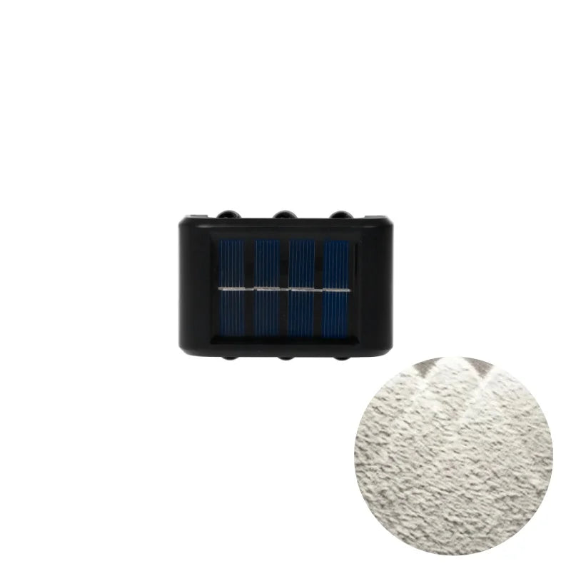 1pc 2/4/6/8/10/12LEDs Solar LED Wall Lights, Outdoor Wall Lamp For Garden, Patio, Ambient Light