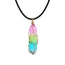 Women's Transparent Geometric Diamond Crystal Necklace