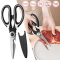 Multifunctional Scissors Kitchen Stainless Steel Scissors Chicken Bone Meat Fish Killing Dedicated Household Gadgets Scissors