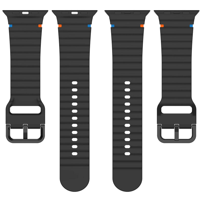 Silicone Strap for Apple watch Ultra Band 49mm 46mm 45mm 42mm 44mm 40mm 41mm correa bracelet belt iWatch series 10 9 8 6 7 5 SE