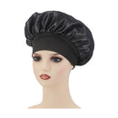 Newly Satin Night Hair Cap Women's Solid Sleeping Hat Sleep Care Bonnet Nightcap For Women Unisex Cap