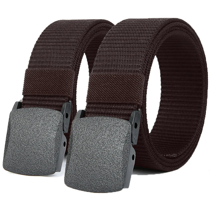 Men's Belt Outdoor Casual Canvas Belt Metal Free Training Nylon Tactical Belt With Pants Jeans Belt Sports Belts For Men Women