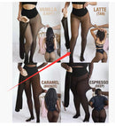 Single Thread Stitching Cross-border Winter Warm Translucent Leggings