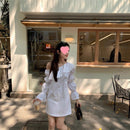 French Romantic Style Off-shoulder Ruffle Dress For Women