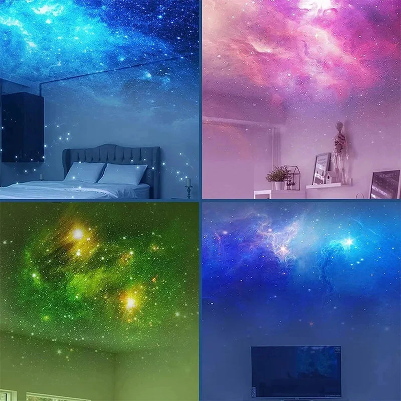 Galaxy Star Astronaut Projector Light Starry Sky Porjectors Lamp Decoration Bedroom Room LED Night Light Children Gifts