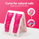 LINMANDA 26Pcs Nail Polish Protector for Fingers Nail Polish Guard Soft Plastic U Shield Skin Cuticle Protector Nail Art Tools