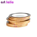 30PCS Nail Striping Tape Metallic Yarn Line 3d Nail Art Tool Color Rolls Nail Decals DIY Nail Tips Sticker Decoration