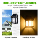 LONGRIVER Solar Tungsten Night Lamp Intelligent Motion Sensor Wall Lamp BK-888 Waterproof Courtyard Garden Decoration Lantern