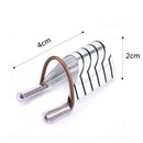 10Pcs Reusable Aluminum Nail Extension Pallets Tips Forms Nail Art Extension Sticker Builder Form Guide Stencil Manicure Tools