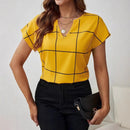 Korean-style Loose Casual Striped Printed Fashionable Top