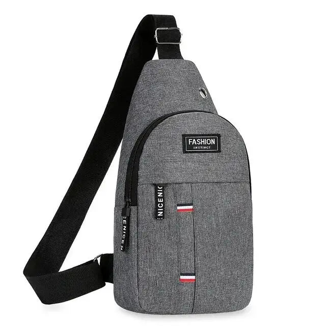 Fashionable and Trendy Lightweight Single Minimalist Shoulder Crossbody Bag for Men with Large Capacity for Leisure and Sports
