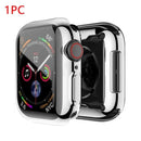 TPU Screen Protector Case for Apple Watch Series 9 8 7 SE 6 5 4 3 Bumper Cover Accessories for Iwatch 45mm 41mm 44mm 40mm 42mm