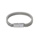Mens Fashion Hip-hop Double-layer Braided Keel Stainless Steel Bracelet Men Personalized Party Chain Metal Bracelet Jewelry Gift