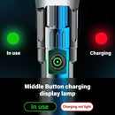 High Strong Power Led Flashlights Tactical Torch with Display Light USB Charging Camping Fishing Emergency Zoom Lantern