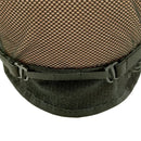 1PC Black 4x4 Inch U-Part HD Lace Wig Cap with Adjustable Strap for DIY Wig Making Hairnet Weaving Cap