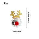 5PCS Christmas Mirror Disco Ball Decoration