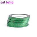 30PCS Nail Striping Tape Metallic Yarn Line 3d Nail Art Tool Color Rolls Nail Decals DIY Nail Tips Sticker Decoration