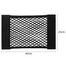 Car Storage Net Stretchable Mesh Pocket Net Magic Elastic Sticker Universal Rear Mesh Trunk Seat Bag Pocket Cage Auto Organizer