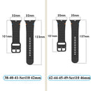 Sport Bands for Apple Watch Band 40mm 41mm 42mm 38mm 45mm 44mm 46mm Soft Silicone Strap iWatch Series 11 10 9 8 6 7 SE Bracelet