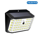 Solar Motion Lights Outdoor 468/176LED 3 Modes Solar Fence Lights Waterproof Solar Security Lights Yard Door Patio Garage Step